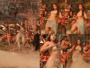 tamanna thighs navel and cleavage
