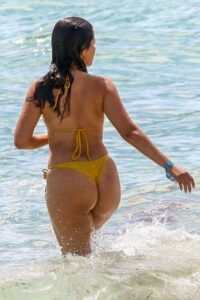 Camila Cabello – Beautiful Big Ass in a Sexy Yellow Thong (18)