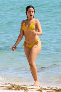 Camila Cabello – Beautiful Big Ass in a Sexy Yellow Thong (27)