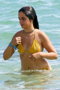 Camila Cabello – Beautiful Big Ass in a Sexy Yellow Thong (32)