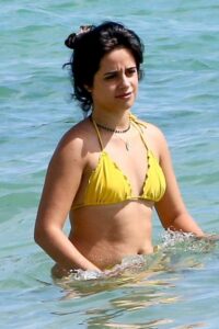 Camila Cabello – Beautiful Big Ass in a Sexy Yellow Thong (34)