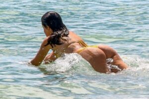 Camila Cabello – Beautiful Big Ass in a Sexy Yellow Thong (39)