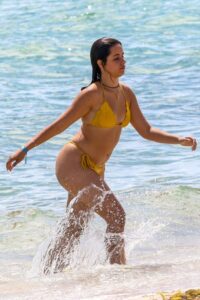 Camila Cabello – Beautiful Big Ass in a Sexy Yellow Thong (5)
