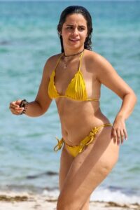 Camila Cabello – Beautiful Big Ass in a Sexy Yellow Thong (7)
