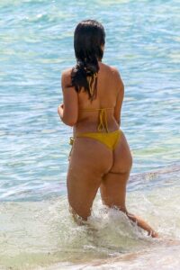 Camila Cabello – Beautiful Big Ass in a Sexy Yellow Thong (8)