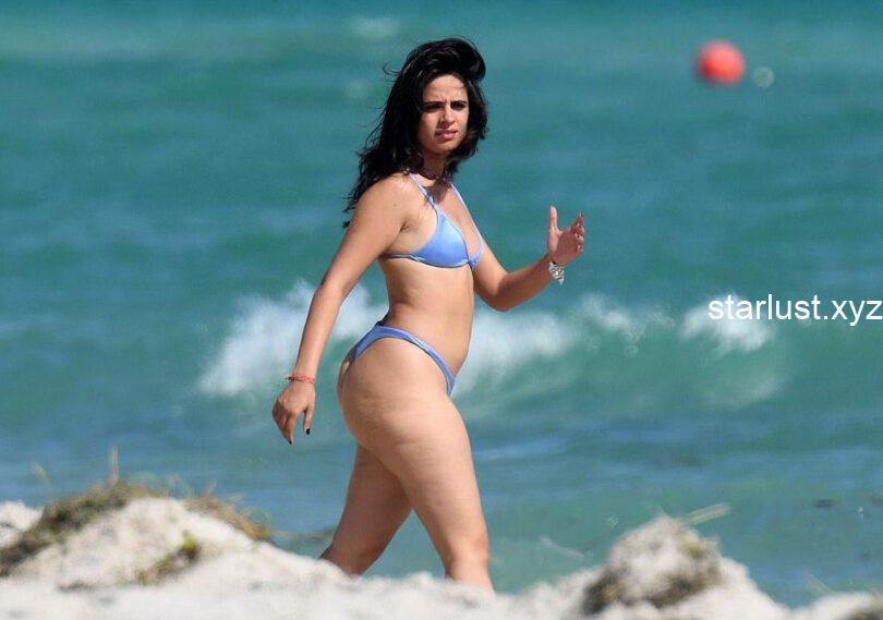 Camila Cabello – Fantastic Big Ass in a Thong Bikini on the Beach in (15)