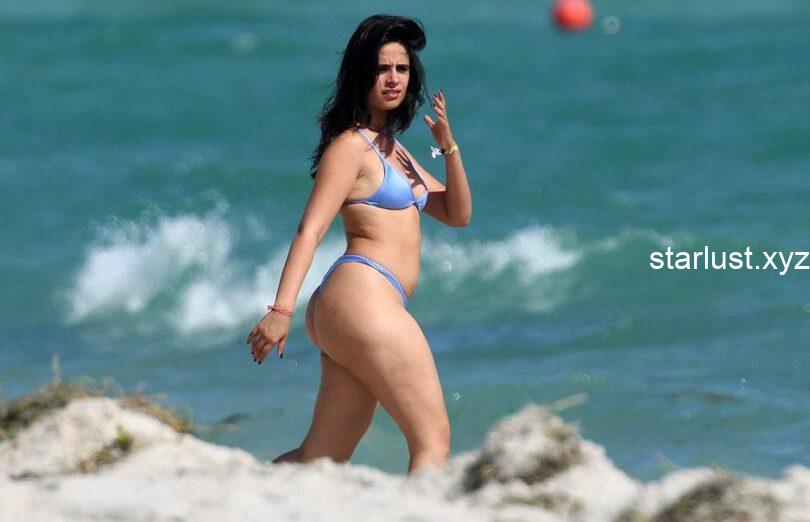 Camila Cabello – Fantastic Big Ass in a Thong Bikini on the Beach in (16)