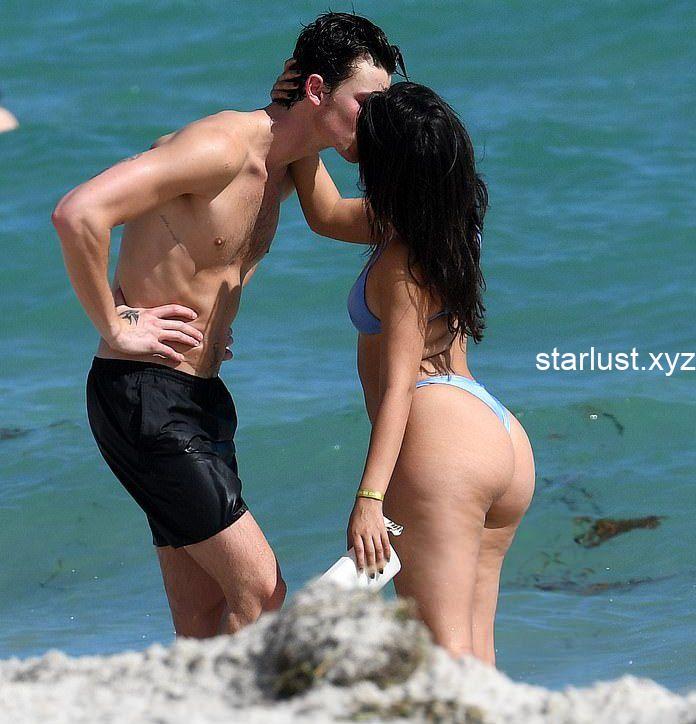 Camila Cabello – Fantastic Big Ass in a Thong Bikini on the Beach in (21)