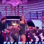 Rashmika mandanna hot thighs in mini bdycon and shpwoing panty HD sexy pics from varisu (273)