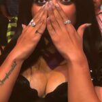 rashmika mandanna hot cleavage and navel show from sikandar movie 2025 (23)