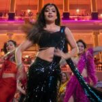 rashmika mandanna hot cleavage and navel show from sikandar movie 2025 (25)