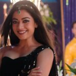 rashmika mandanna hot cleavage and navel show from sikandar movie 2025 (29)