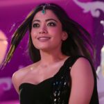 rashmika mandanna hot cleavage and navel show from sikandar movie 2025 (33)