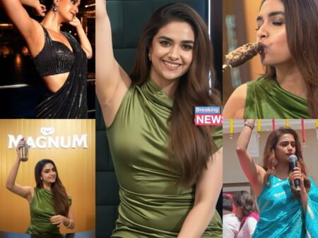 keerthy suresh armpits