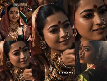 rashmika face closeup HD