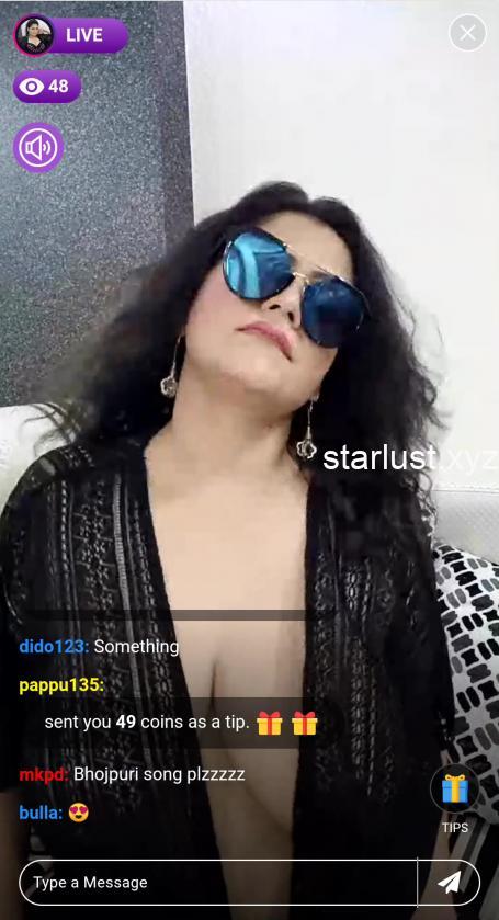 sapna sappu hot nude live pressing boops and showing panty in live HD 39